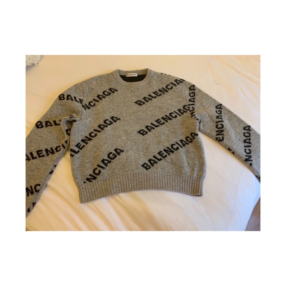 Balenciaga grey sweater